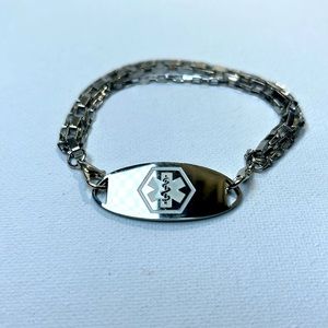 Artisan Handmade Modern Stainless Steel Bracelet For Your Medical Alert Tag Boho